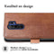 Luxe Bookcase voor de Xiaomi Redmi 9 - Bruin