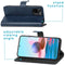 Luxe Bookcase voor de Xiaomi Redmi Note 10 (4G) / Note 10S - Donkerblauw