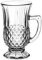 Luxe drinkglazen met handvat 125 ml set van 6