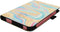 Luxe Hoesje Geschikt voor Kobo Clara HD Hoes Cover Sleepcover Abstract Turquoise - ereader hoesje - cover