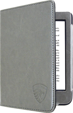 Luxe Hoesje Geschikt voor Kobo Nia Sleepcover Hoesje - Cover Grijs - ereader hoesje - cover