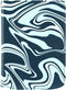 Luxe Hoesje Geschikt voor Pocketbook Verse Hoes Cover Abstract Petroleum kleuren