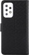Luxe Hoesje Geschikt voor Samsung A72 met Anti Skim Bescherming - Pasjes Bookcase RFID Beschermd Cover - Black - Luxe Telefoonhoesje Wallet Case Pasjeshouder PU Leder