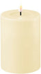 Luxe LED kaars - Crème LED Candle 7.5 x 10 cm - net een echte kaars! Deluxe Homeart
