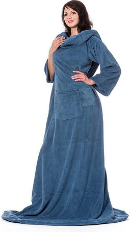 Luxe Lounge Deken met Mouwen en Voetenzak - Warm en Stijlvol