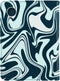 Luxe Sleepcover Geschikt voor Tolino Shine 4 Hoes Abstract Petroleum Kleuren