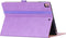 Luxe stand flip cover hoes - Geschikt voor iPad 10.2 inch (2019/2020/2021) - Paars