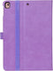 Luxe stand flip cover hoes - Geschikt voor iPad 10.2 inch (2019/2020/2021) - Paars