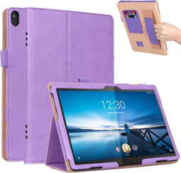 Luxe stand flip cover hoes - Geschikt voor Lenovo Tab M10 Gen 1 (x605F) - Lila