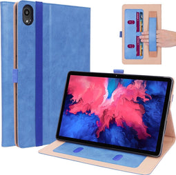 Luxe stand flip sleepcover hoes - Geschikt voor Lenovo Tab P11 / P11 Plus - Blauw