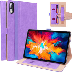 Luxe stand flip sleepcover hoes - Geschikt voor Lenovo Tab P11 Pro - Paars