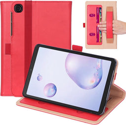 Luxe stand flip sleepcover hoes - Geschikt voor Samsung Galaxy Tab A7 (2020) - Rood