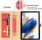 Luxe stand flip sleepcover hoes - Geschikt voor Samsung Galaxy Tab A8 (2021) - Rood