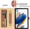 Luxe stand flip sleepcover hoes - Geschikt voor Samsung Galaxy Tab A8 (2021) - Bruin