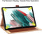 Luxe stand flip sleepcover hoes - Geschikt voor Samsung Galaxy Tab A8 (2021) - Bruin