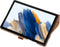 Luxe stand flip sleepcover hoes - Geschikt voor Samsung Galaxy Tab A8 (2021) - Bruin