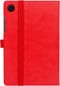 Luxe stand flip sleepcover hoes - Geschikt voor Samsung Galaxy Tab A8 (2021) - Rood