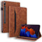 Luxe stand flip sleepcover hoes - Geschikt voor Samsung Galaxy Tab S7 / S8 - Bruin