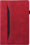 Luxe stand flip sleepcover hoes - Geschikt voor Samsung Galaxy Tab S7 Plus / S8 Plus - Rood