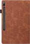 Luxe stand flip sleepcover hoes - Geschikt voor Samsung Galaxy Tab S7 / S8 - Bruin