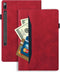 Luxe stand flip sleepcover hoes - Geschikt voor Samsung Galaxy Tab S7 / S8 - Rood
