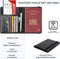 Luxe style RFID Paspoort hoesje Anti Skim / Paspoorthouder Zwart