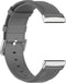Luxe Tailed Leren Bandje Geschikt Voor Fitbit Versa 3, Sense - Grijs