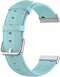 Luxe Tailed Leren Bandje Geschikt Voor Fitbit Versa 3, Sense - Lichtblauw