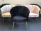 Luxe Velvet Schelp Fauteuil Mila Groen