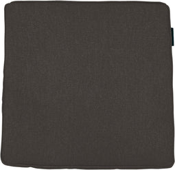 Luxe zitkussen ca.40x40cm Dark grey canvas eco+