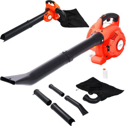 LuxeLivin' - Bladblazer 3-in-1 benzine 26 cc oranje