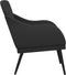 LuxeLivin' - Fauteuil 63x76x80 cm kunstleer zwart