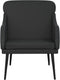 LuxeLivin' - Fauteuil 63x76x80 cm kunstleer zwart