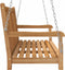 LuxeLivin' - Schommelbank 114x60x64 cm massief teakhout