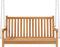 LuxeLivin' - Schommelbank 114x60x64 cm massief teakhout