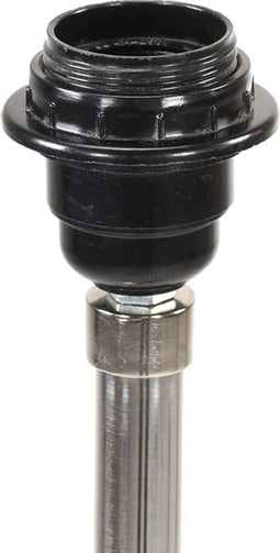 LuxeLivin' - Vloerlamp driepoot 141 cm massief teakhout honingbruin en grijs