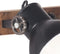 LuxeLivin' - Wandlamp industrieel E27 65x25 cm zwart