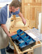 LuxeLivin' - 8-delige Organizer met vakken 41,5x33x11 cm zwart