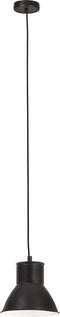 LuxeLivin' - Hanglamp rond 25 W E27 17 cm zwart