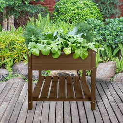 LuxeLivin' - Plantenbak verhoogd XL bruin
