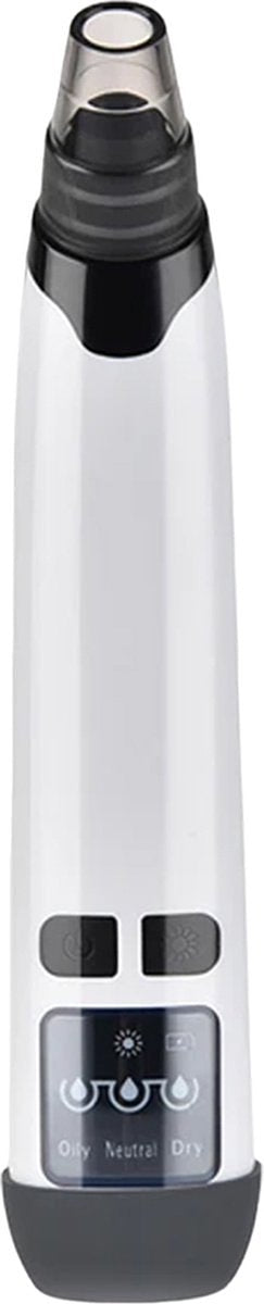 Luxevo Poriënreiniger - 4 Opzetstukken - USB C Oplaadbaar - Verwarmd - Mee Eters Verwijderen - Blackhead Remover - Mee Eter Verwijderaar - Wit
