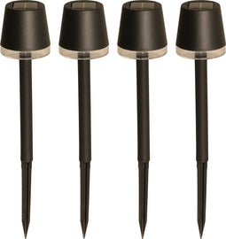 Luxform - 4x Solar Tuinlamp - Cala d'Or - Set van 4 stuks