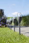 Luxform - 4x Solar Tuinlamp - Jive - Met Vlameffect LED - Antraciet - Set van 4 stuks