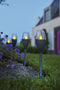 Luxform - 4x Solar Tuinlamp - Jive - Met Vlameffect LED - Antraciet - Set van 4 stuks
