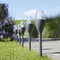 Luxform - 4x Solar Tuinlamp - Jive - Met Vlameffect LED - Antraciet - Set van 4 stuks