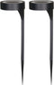 Luxform AYR Orange - Solar Tuinlampen 2 stuks - LED - Zwart