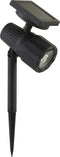 Luxform - Salamanca - Tuinlampen 2 stuks - Solarspots - Zwart - 20 Lumen - Werkend op zonne energie