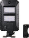 Luxform - Solar Wandlamp Buiten - Concordia - Security Buitenlamp met bewegingssensor - LED - Zwart - Werkend op zonne-energie