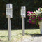 Luxform Torino - Solar Tuinlamp - 2 stuks - 6 Lumen - RVS Zilver