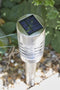 Luxform Torino - Solar Tuinlamp - 2 stuks - 6 Lumen - RVS Zilver